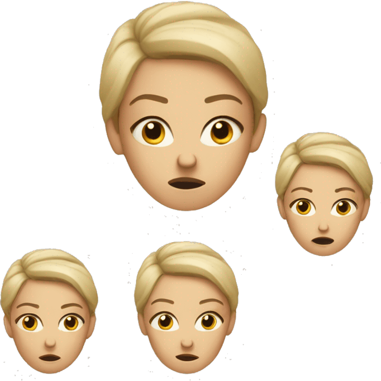 Annoyed Caucasian women  emoji