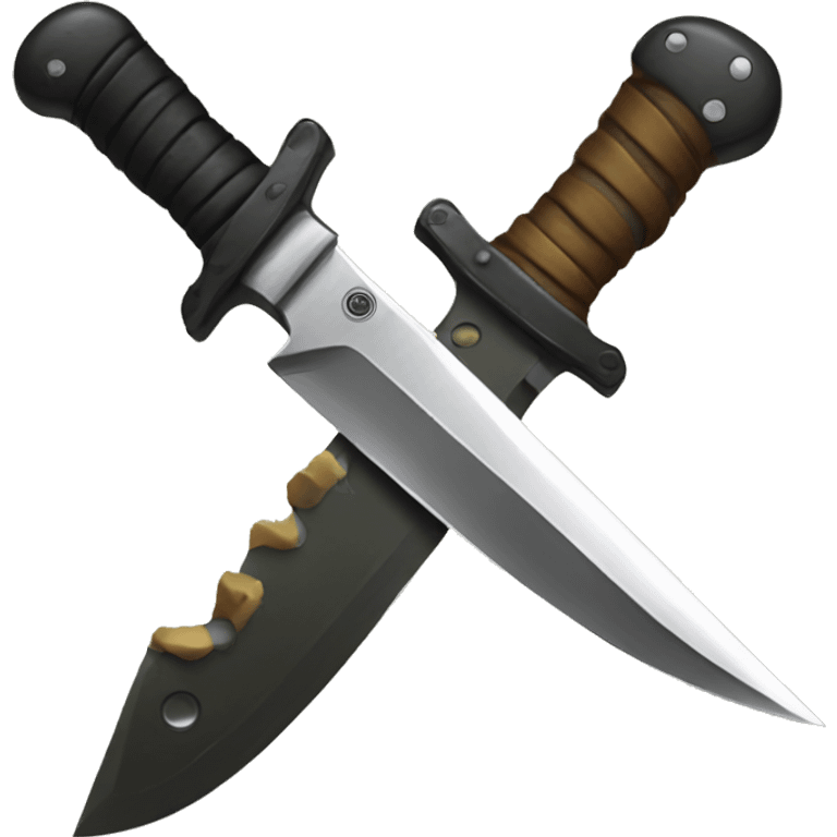 Combat knife emoji