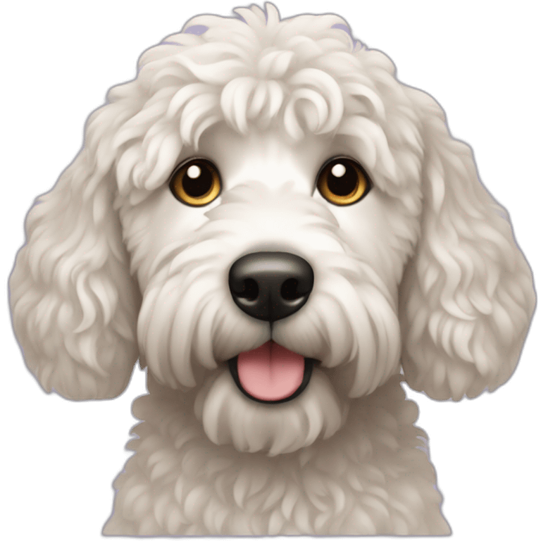 bernadoodle dog emoji