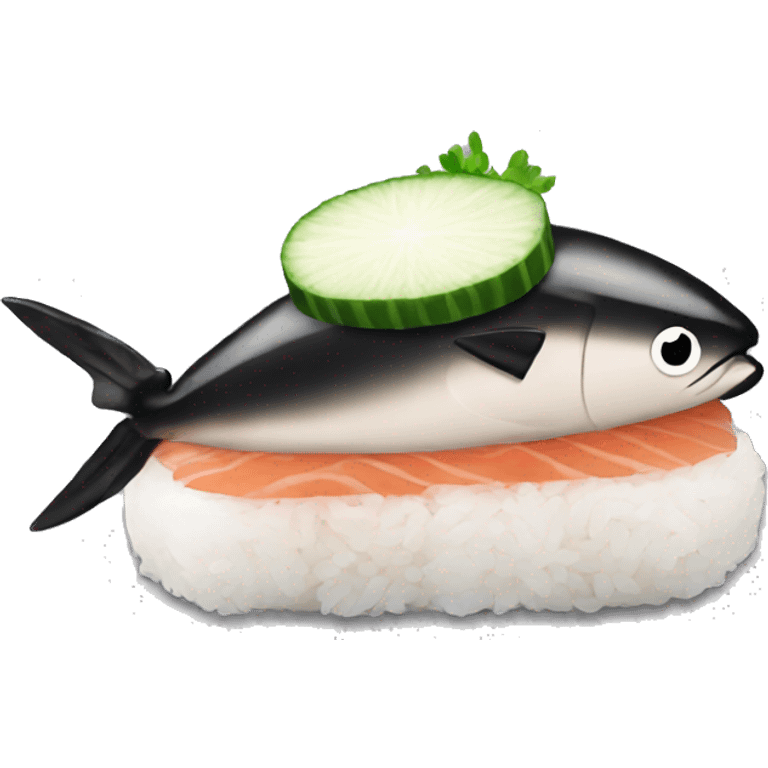 Tuna nigiri emoji