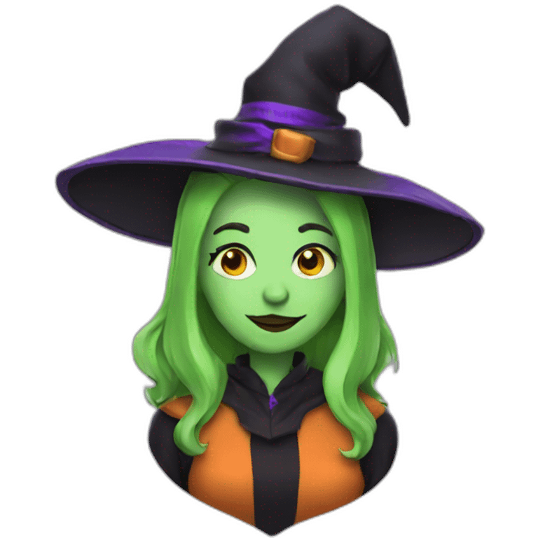 halloween witch emoji