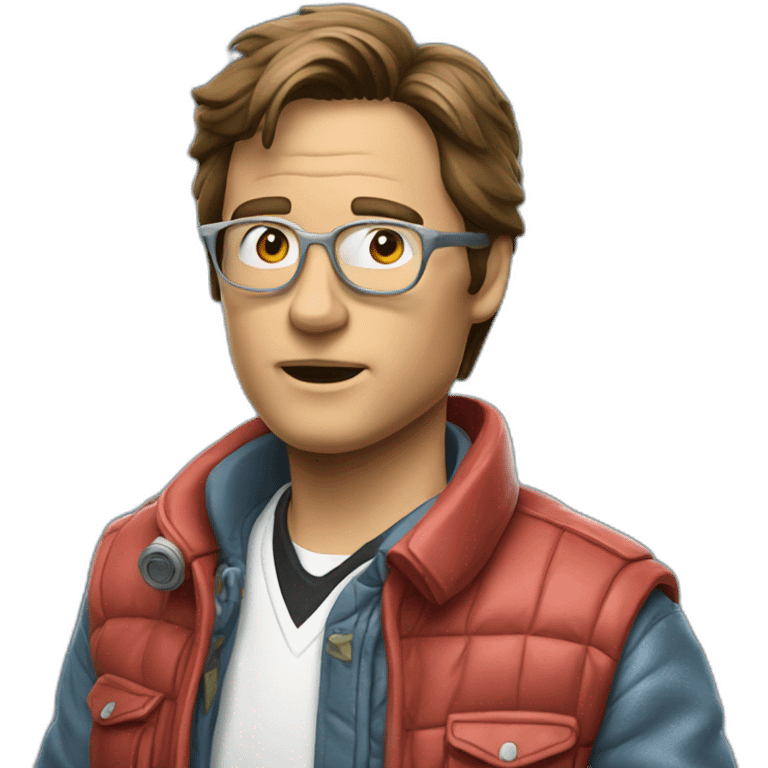 marty mcfly emoji