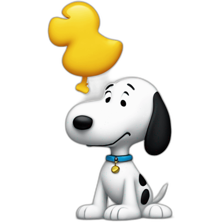 snoopy and woodstock emoji