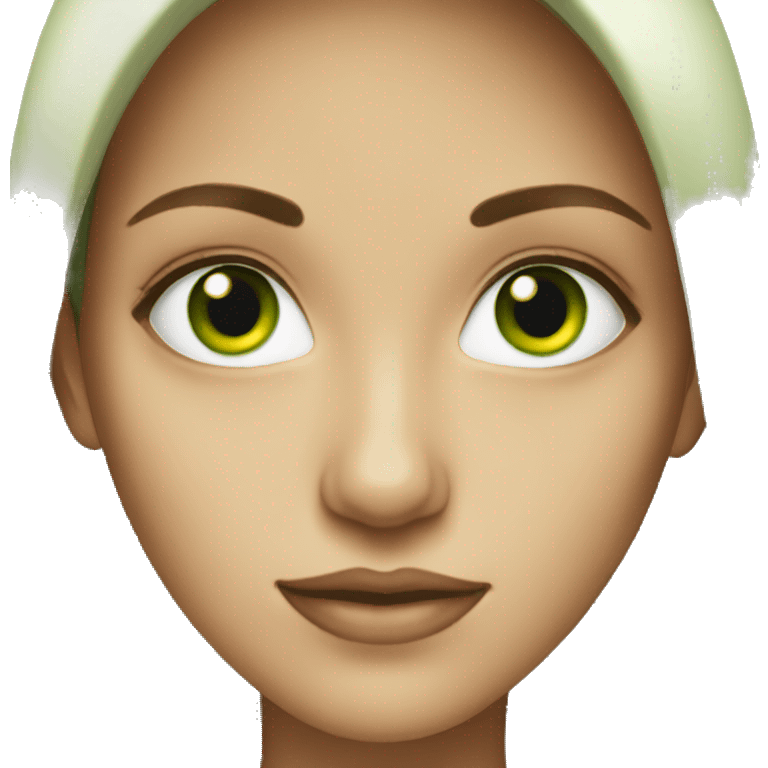 Women with green eyes  emoji