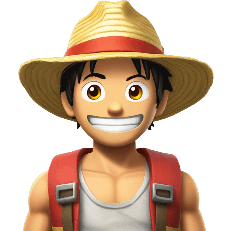 Luffy in fornite emoji