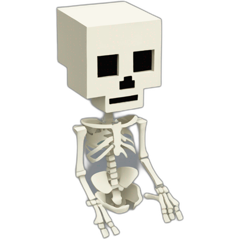 skeleton minecraft emoji