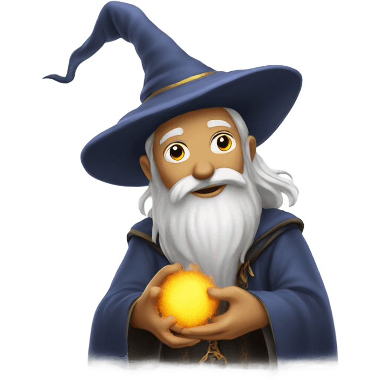 Wizard who loves the sun emoji