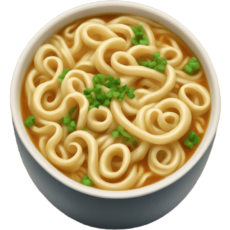 Noodle soup emoji