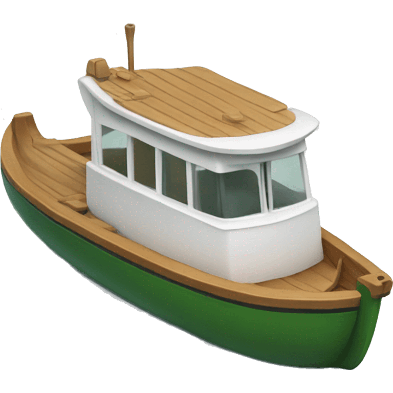 Realistic paddle boat emoji