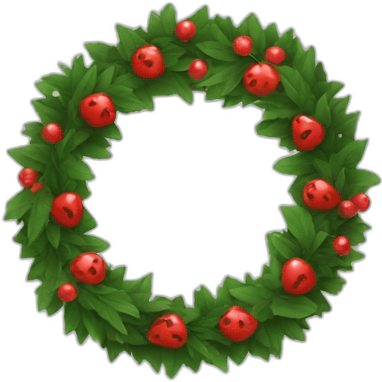 wreath emoji