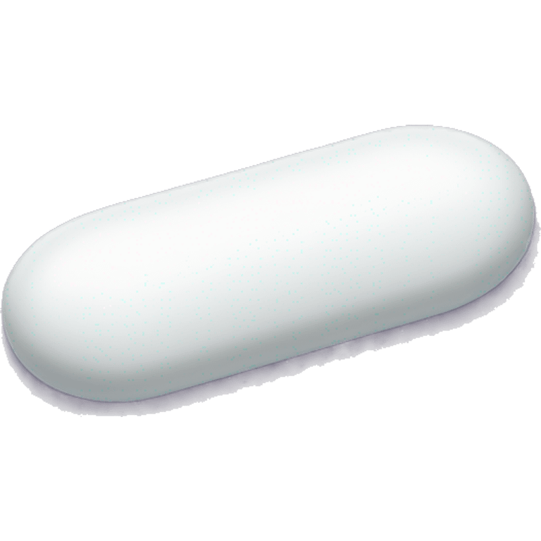 Plain oblong pill tablet emoji