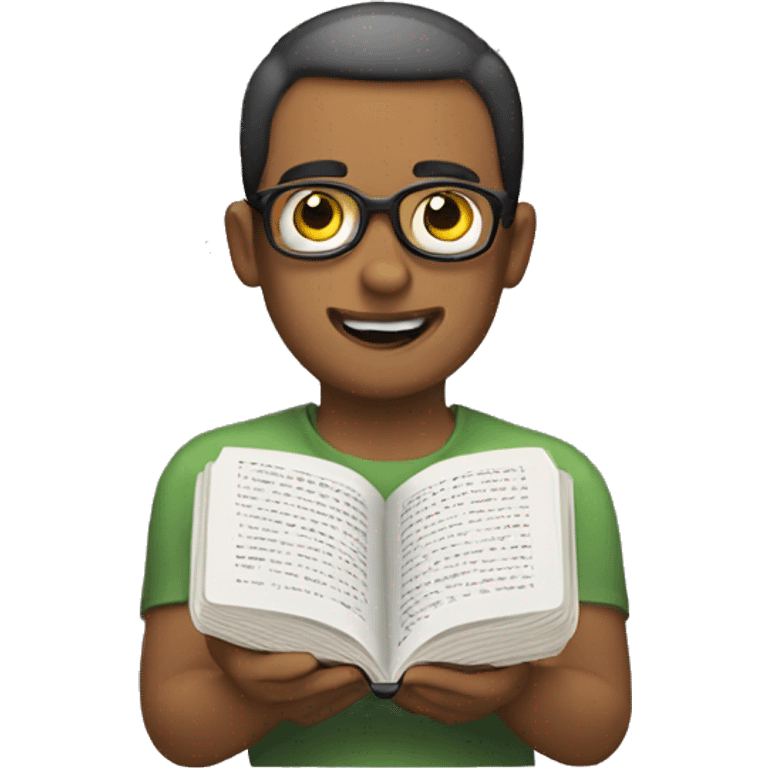 Reading Kindle emoji