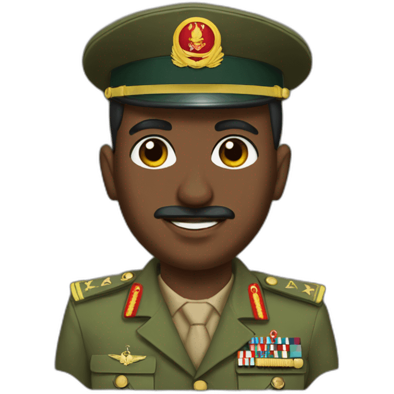 Sudan army general burhan emoji