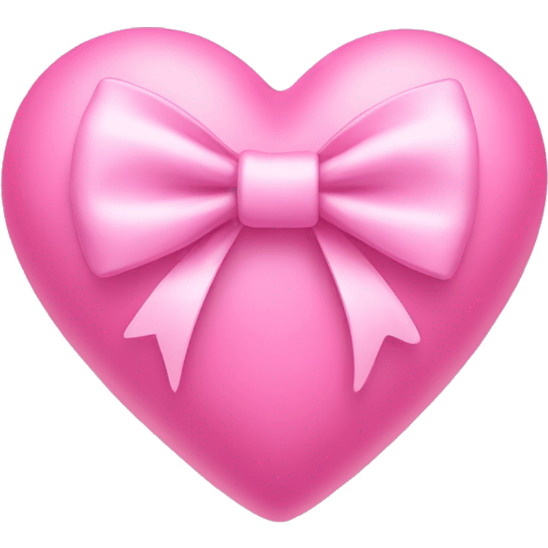 pink heart with light pink bow emoji