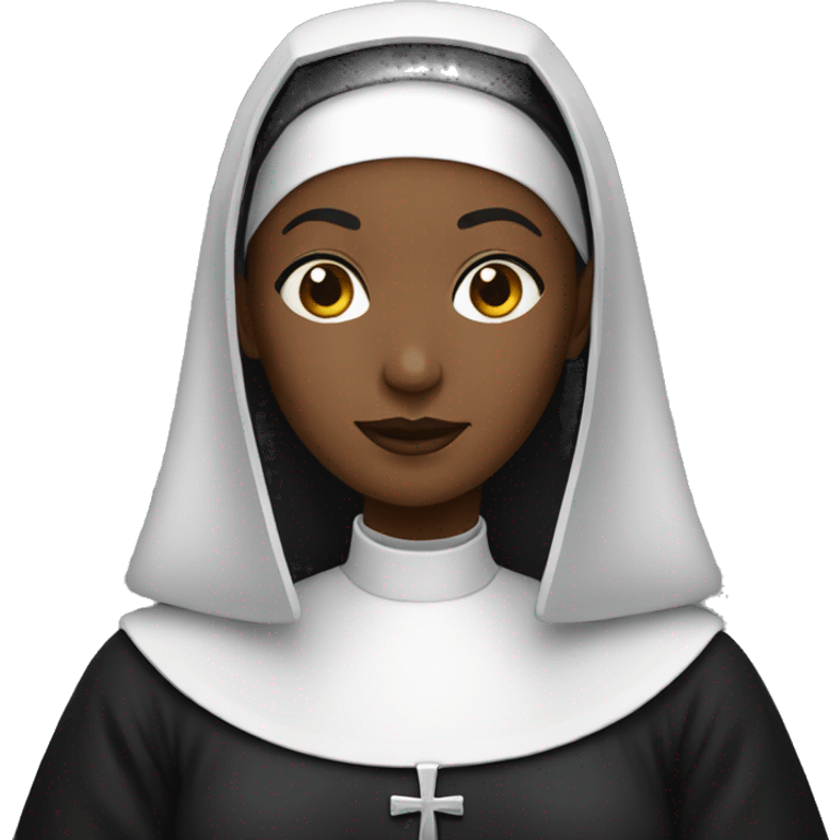 black nun emoji