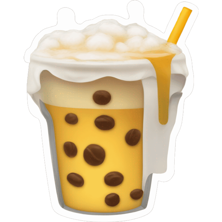 Boba drink emoji