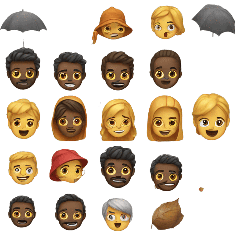 fall emojis emoji