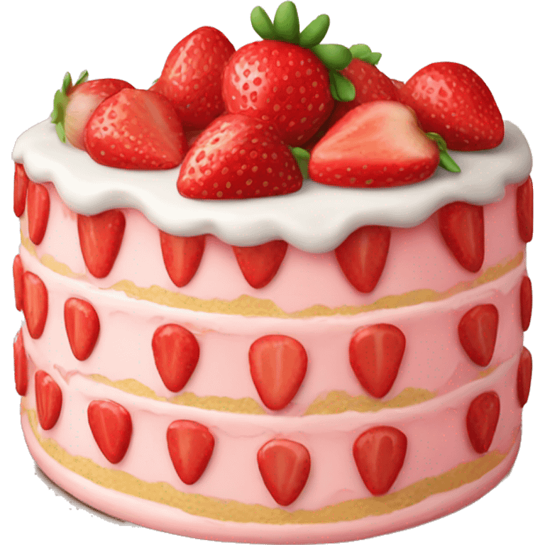 strawberry cake emoji