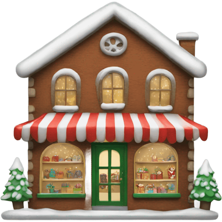 Christmas shop emoji