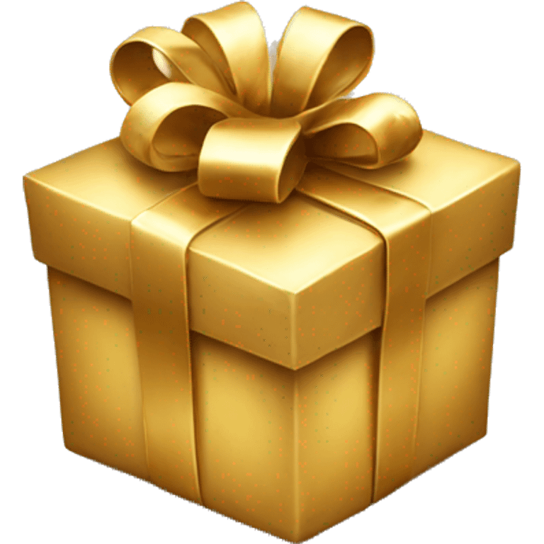 gift gold emoji