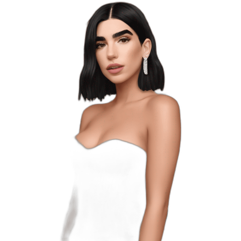 dua lipa met gala emoji