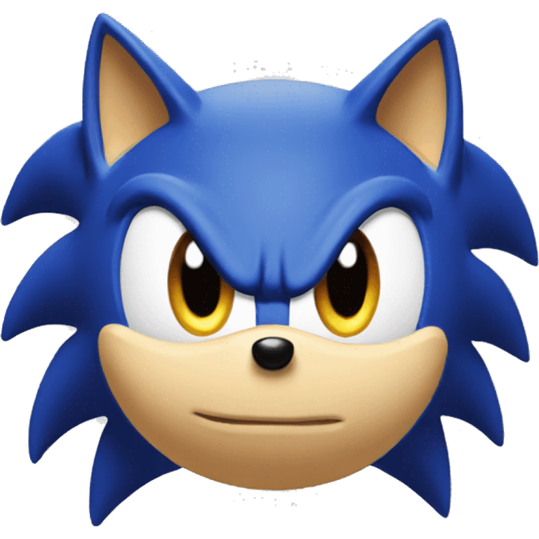 sonic-face emoji