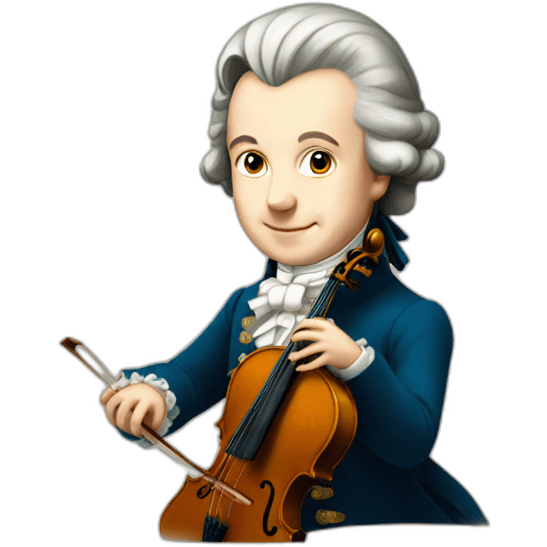 mozart in the age of five emoji