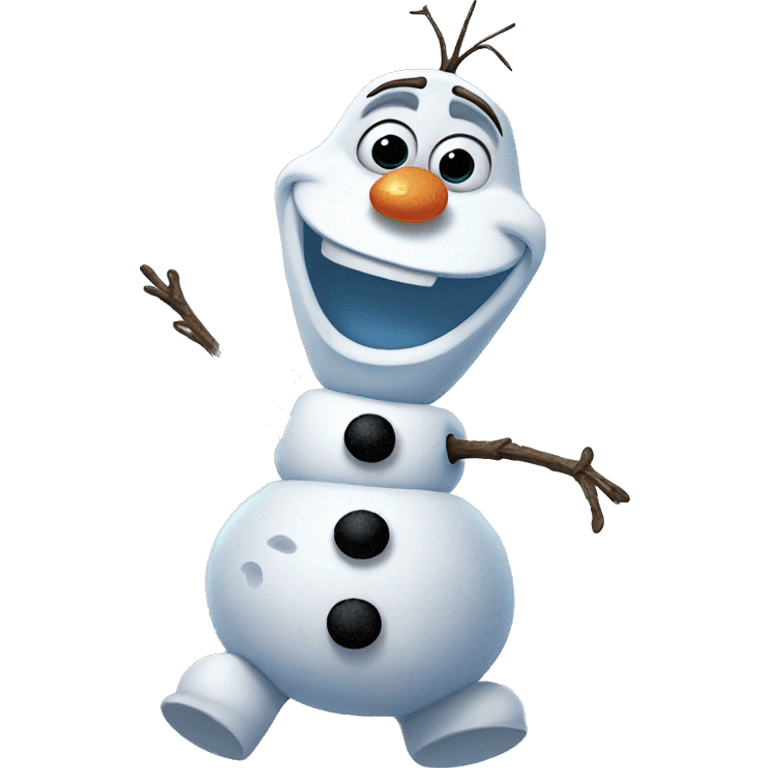 Olaf from Frozen emoji