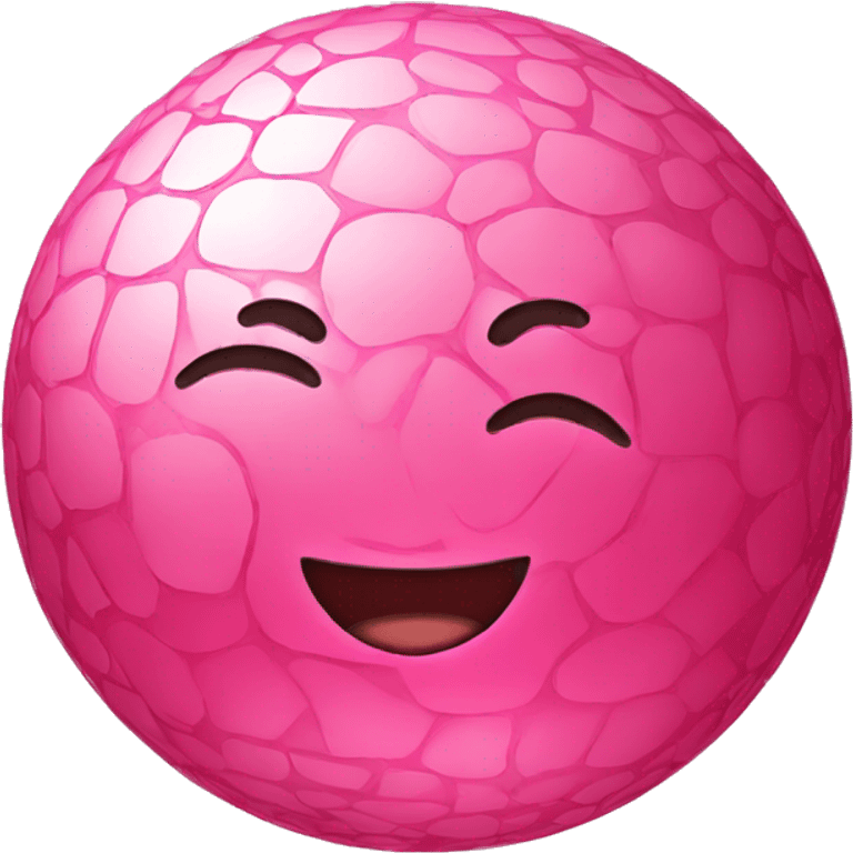 Boule disco rosé  emoji