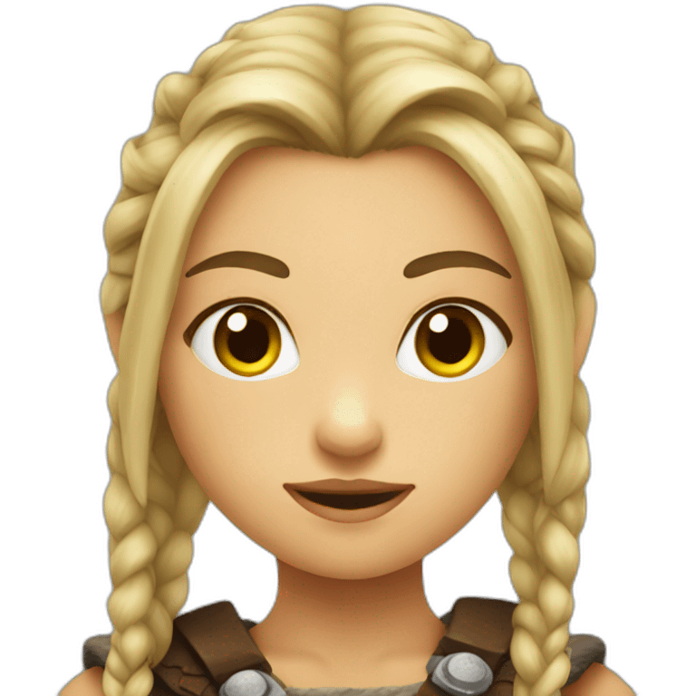 Girl Viking  emoji