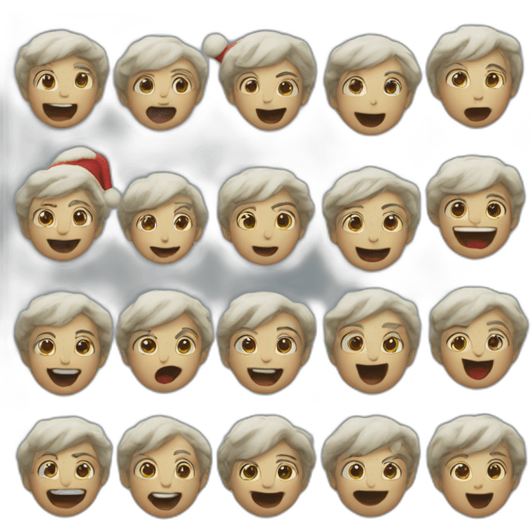 holiday choir of songs emoji