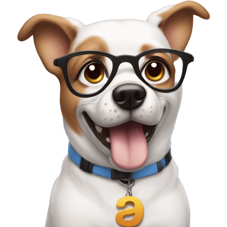 nerd dog with one finger up saying "actually" emoji