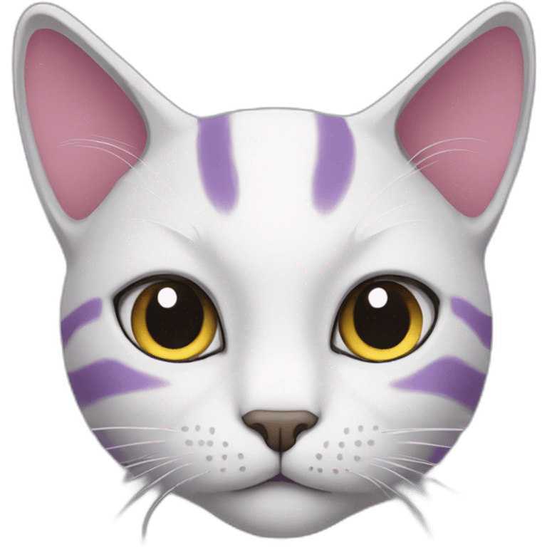 Purple cat emoji