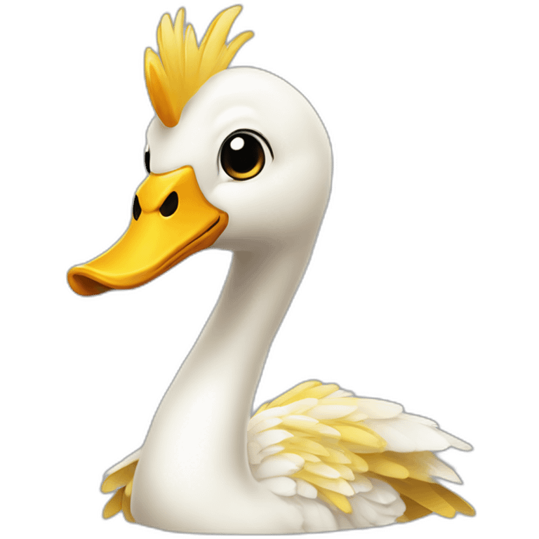 Cisne Caballeros del zodiaco emoji