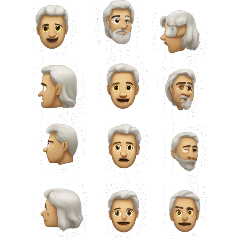 Клоун в неоном стиле emoji