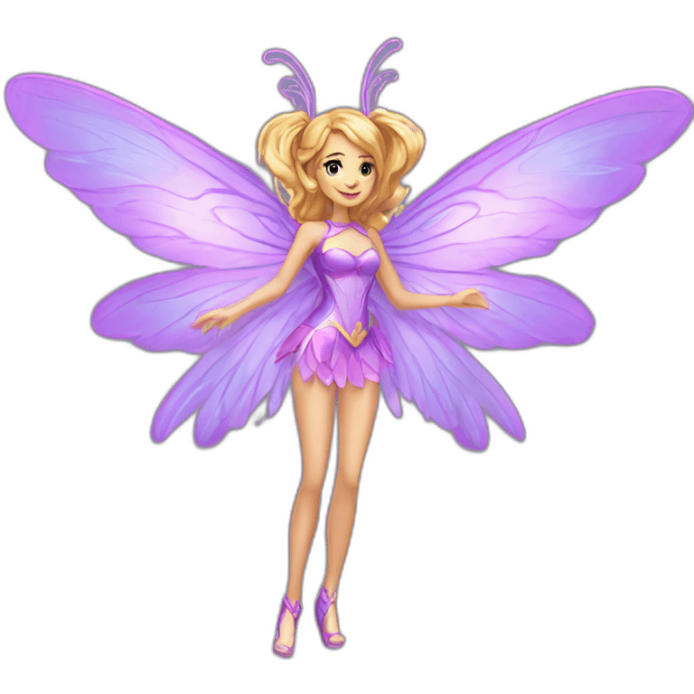 blum with wings Enchantix from cartoon “winx” emoji