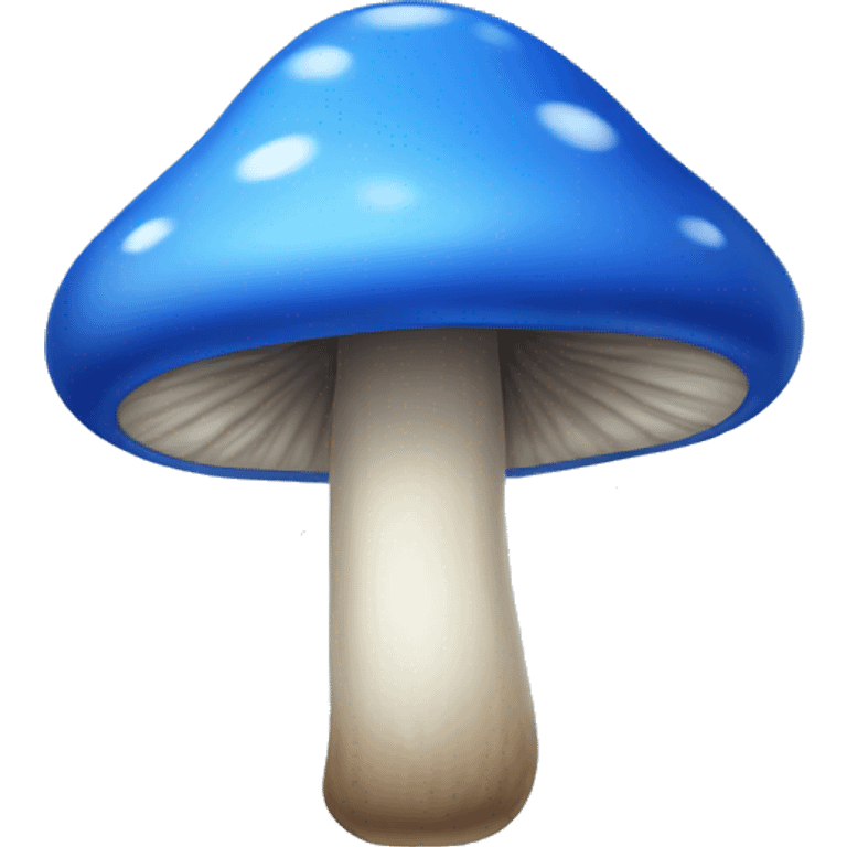 Blue mushroom  emoji