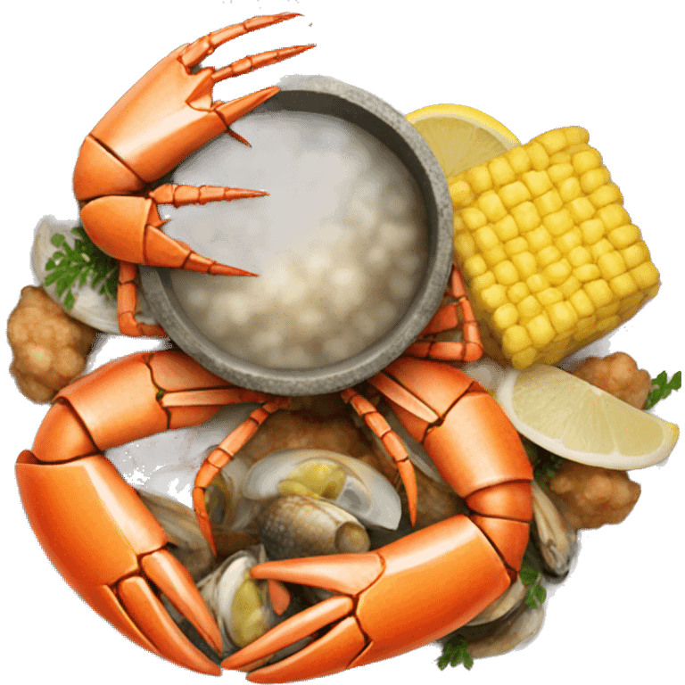 Seafood boil emoji