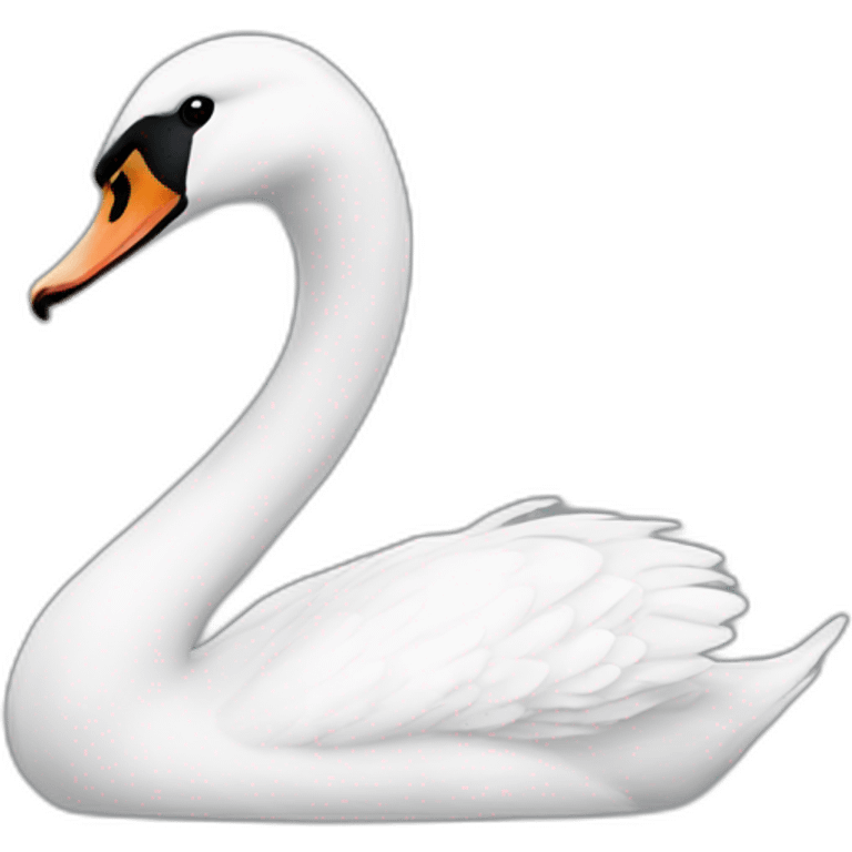 Swan black emoji