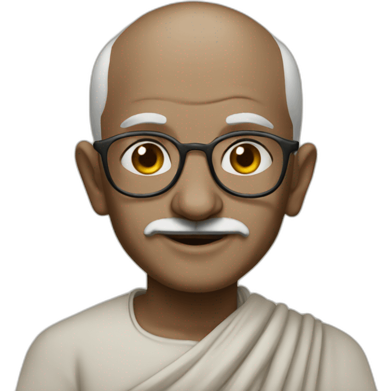 Gandhi emoji