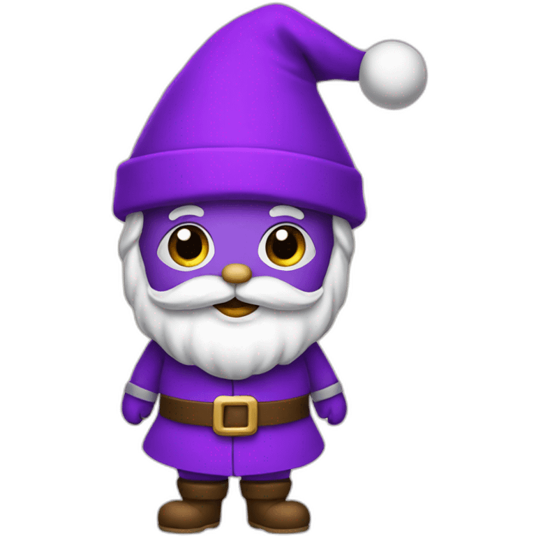 Santa Claus Purple emoji