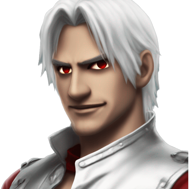 Dante devil may cry 3 Blushing  emoji