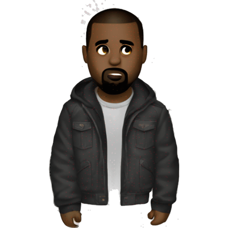 Kanye west wears Jason Vorhees  emoji