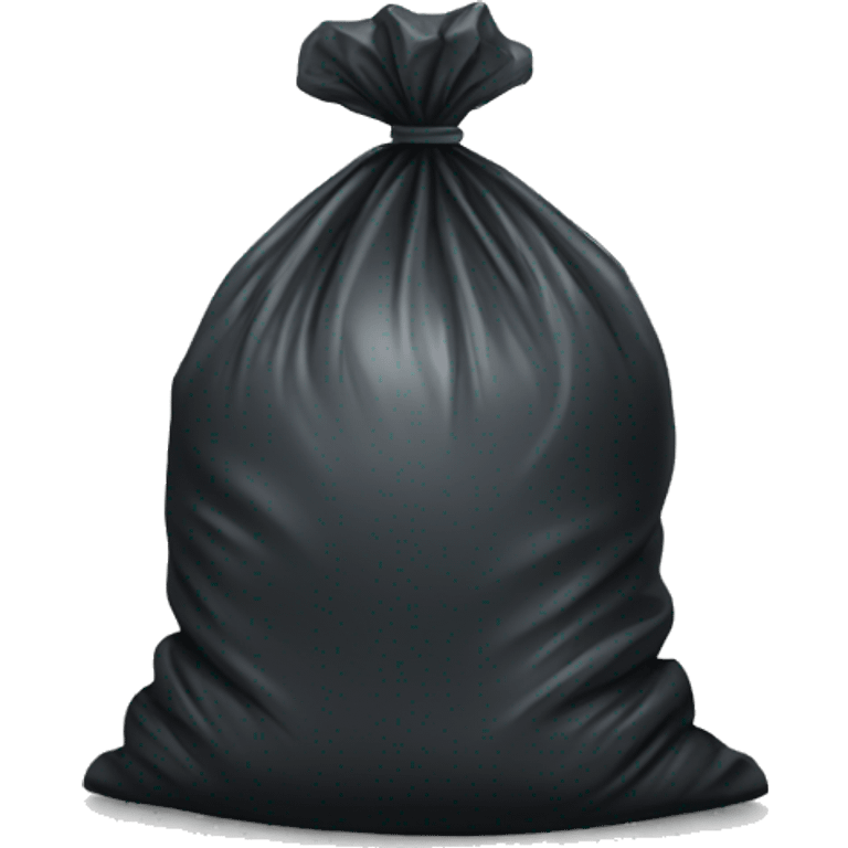 Trash bag emoji