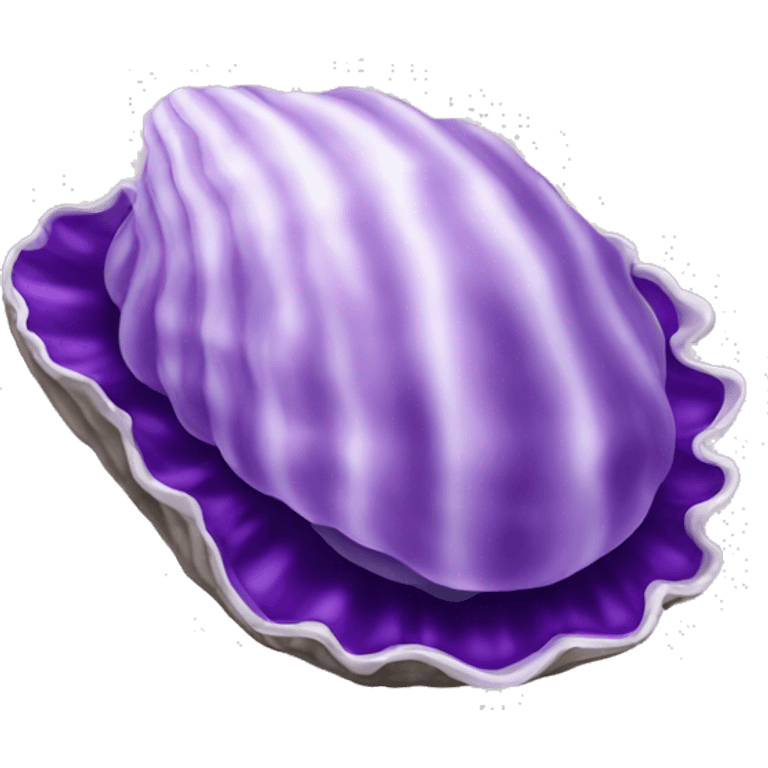 Purple oyster  emoji