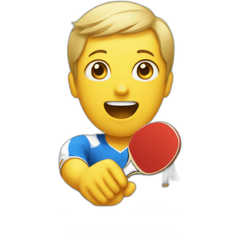 Table tennis emoji