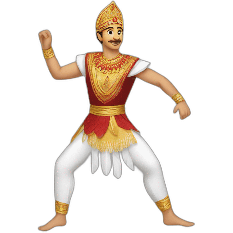 khevsurian dancer man emoji