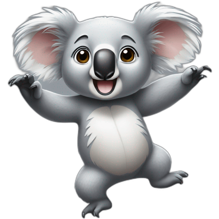 koala dancing emoji