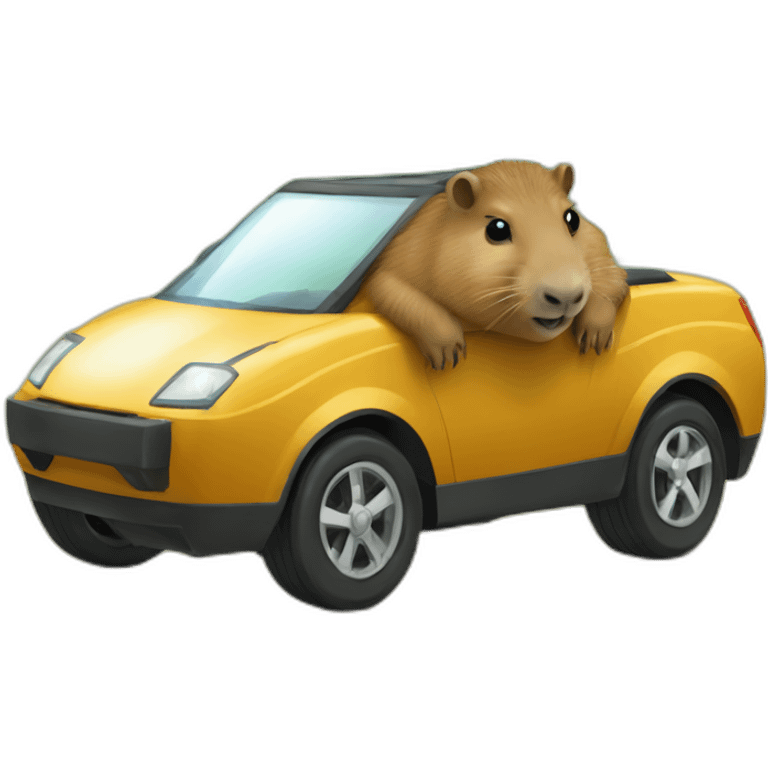 capybara hot wheel emoji