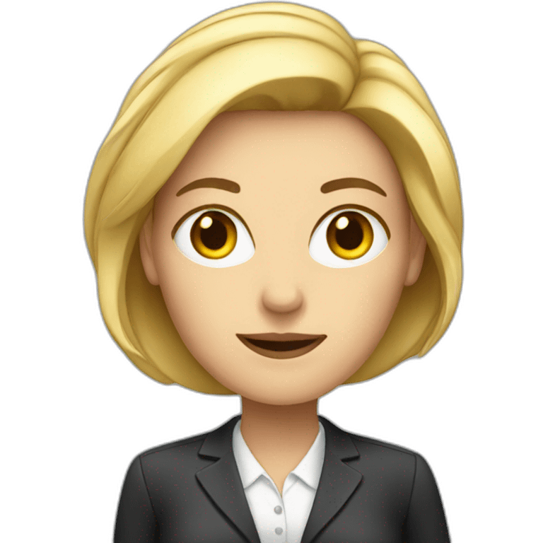 white woman executive emoji